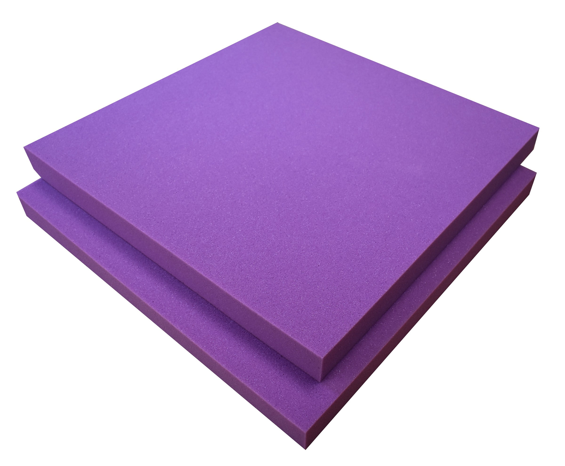 AIRTEX PREMIUM DENSITY CRAFT FOAM 2" x 24" x 24" - 2 Pack, Thick Foam for Arts, Crafts, & Sewing Products