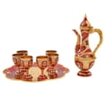 thumbnail image 4 of Turkish Tea Set, Vintage Turkish Teapot Set with 6 Coffee Cup and Tea Tray Decor, 4 of 21