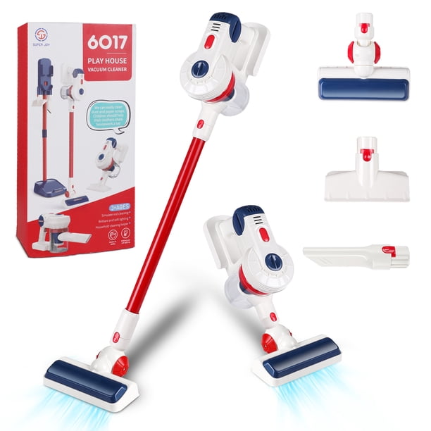 SUPER JOY Kids Vacuum Cleaner Toy for Toddler, Toy Vacuum Cleanerwith Lights & Sounds, CordFree