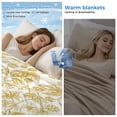 thumbnail image 2 of Yellow Flowers Cooling Blanket,Lightweight Breathable Summer Throw Blanket with Double Sided Cold Effect,Country Pastoral Floral Leaves Vines Picnic Blankets Bed Sheet for Hot Sleepers 60"x80", 2 of 8