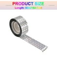 thumbnail image 2 of Bird Scare Tape,164 ft x 1 in PET Reflective Tape Ribbon Laser Grid,1 Roll, 2 of 7