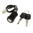 thumbnail image 1 of Miulika 2xMotorcycle Ignition Key Switch for Motor ATV 50CC,110CC, 125CC,150CC , Black, 3 Pcs, 1 of 9