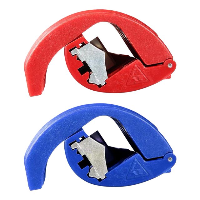 Cortatubos de PVC portátil, a prueba de goteo, equipo de cizalla para tuberías de plomería (rojo)