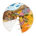 thumbnail image 3 of Bingfone Christmas Tree Skirt Mat Christmas Decoration Interior 30"-Animals On Noah'S Ark1, 3 of 8