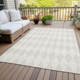 thumbnail image 6 of Addison Rugs Chantille Indoor/Outdoor Transitional Diamonds Ivory Washable Rectangle Rug, 8' x 10', 6 of 6