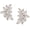 Rose Gold, variant on Bridal Wedding Earrings for Brides Bridesmaid, Marquise Cubic Zirconia Rhinestone Cluster Earrings for Women, Prom