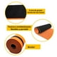 thumbnail image 3 of Tapete de Yoga Tayga  Naranja-Negro, 3 of 4
