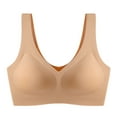 thumbnail image 4 of Women's Seamless V-Neck Bralette - Comfortable Wire-Free Sleep & Lounge Bra, 4 of 7