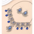 thumbnail image 3 of TAZAG Fashion Retro Hollow Spike Temperament Exaggerated Necklace Earring Jewelry 2-piece Set, 3 of 4