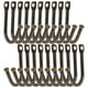 thumbnail image 3 of BRIGHTFUFU Gancho pequeño de hierro forjado para 20 piezas, ganchos de pared resistentes, herramientas de garaje, gancho colgante, ganchos de Metal, 3 of 8