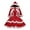 I-Red, variant on Festive Women's Casual Dress | Enchanting Red Riding Hood Outfit | Stylish Holiday | Elegant Strap Dress With Additional Cape Design
