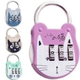 thumbnail image 4 of 4 Pcs Verrous de Casiers Cadenas Pratiques Combinaison Multi-Fonction Accessoire Maison, 4 of 8