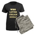 thumbnail image 5 of CafePress - CREAMSODA Women's Dark Pajamas - Women's Short Sleeve Print T-Shirt and Pants Dark Cotton Pajama Set, 5 of 7