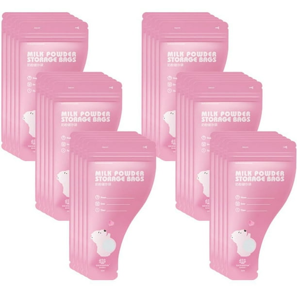 Bolsa de almacenamiento de leche en polvo para bebés, 30 unidades, dispensador desechable de leche en polvo, bolsas de alimentación infantil para viajes.
