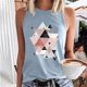 thumbnail image 2 of Tops casuales de verano sin mangas para mujer, camisetas sin mangas con estampado de cuello redondo Pompotops  lopia991887, 2 of 6