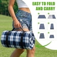 thumbnail image 3 of IESWKP Extra Large Picnic Blanket 78.7"x78.7" - Waterproof Picnic Blanket with 3-Layer Material,  Portable Foldable Outdoor Blanket for Beach Camping Park, 3 of 9