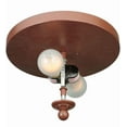 thumbnail image 6 of Meyda Tiffany 65736 Rainbow Trout 2 Light 16" Wide Semi-Flush Ceiling Fixture - Rust, 6 of 7