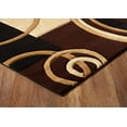 thumbnail image 6 of GLORY RUGS Area Rug 2x3 Door Mat Brown Geometric Soft Floor Carpet with Premium Fluffy Texture for Indoor Living Dining Room and Bedroom Area, 6 of 7