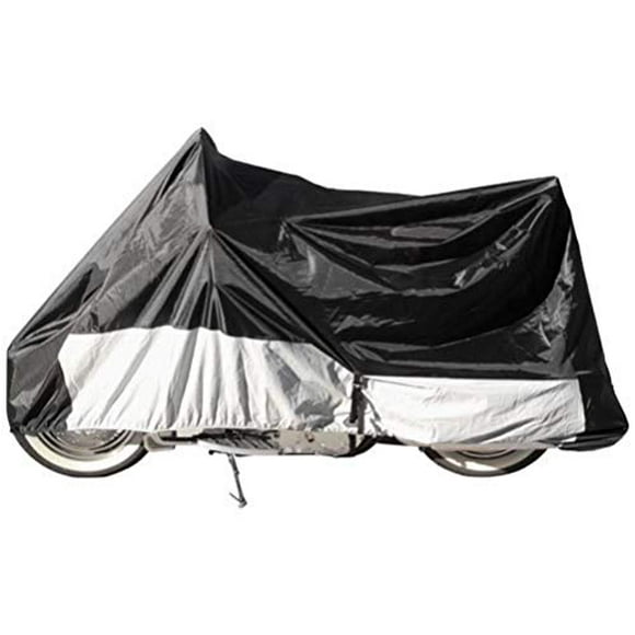 COVERMAX Housse de Moto de Luxe Cruiser Standard avec Robe Complète LG Noir