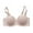 Pink, variant on Elainilye Fashion Womens Bra Wirefree Gathering Bra Seamless Bra With Detachable Shoulder Straps Daily Bra,Pink
