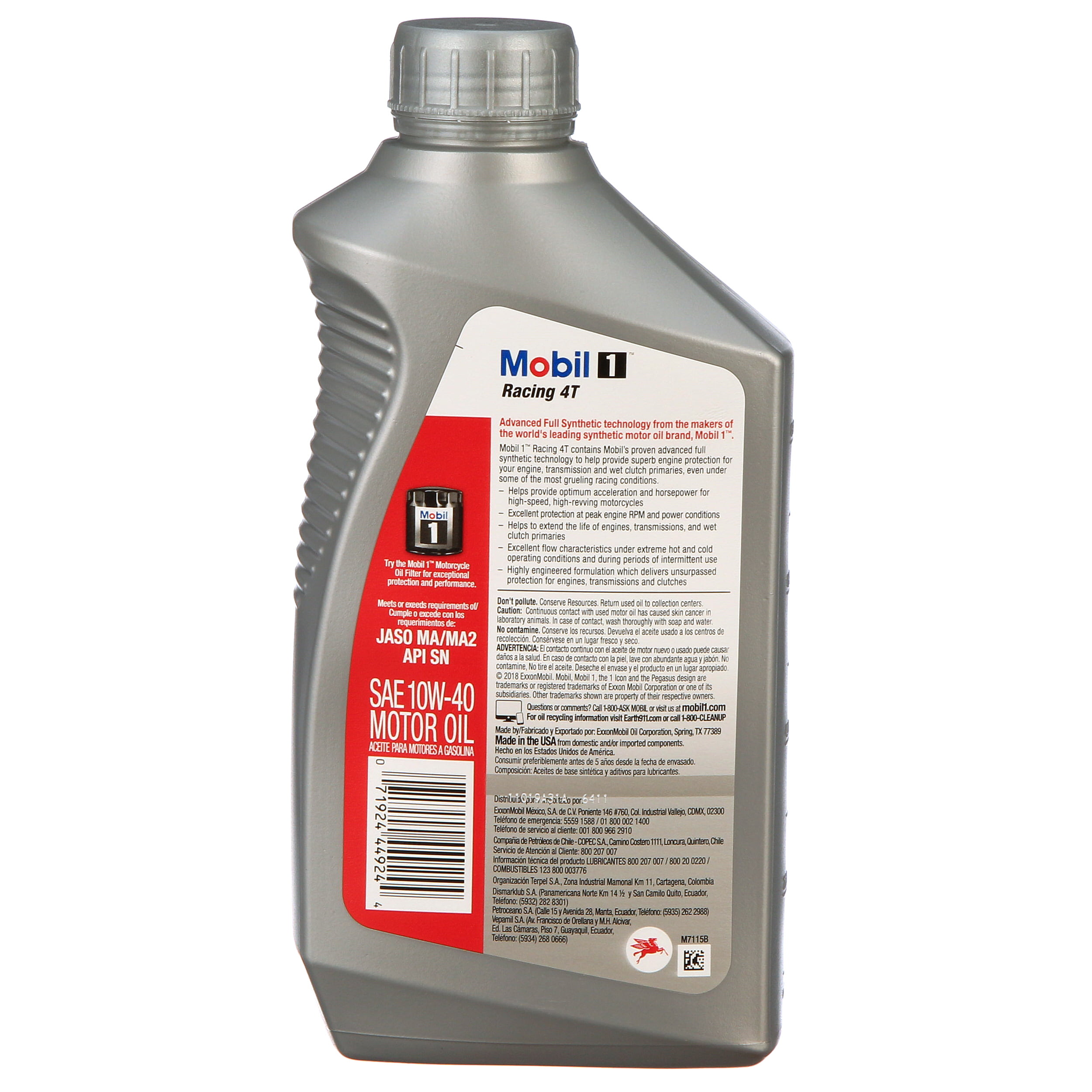 Mobil 1 Motorcycle Oil Filter Chart