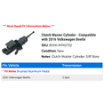 thumbnail image 2 of Clutch Master Cylinder - Compatible with 2016 Volkswagen Beetle, 2 of 2