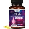 CLA Supplement, Conjugated Linoleic Acid 1560mg - Extra Strength CLA Supplement Pills - Support Body Composition, Lean Muscle Tone, & Energy - Safflower Capsules, Gluten Free, Non-GMO - 60 Softgels