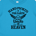 thumbnail image 4 of Inktastic Handpicked for Earth by My Uncle in Heaven with Angel Wings Boys or Girls Baby T-Shirt, 4 of 5
