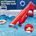 thumbnail image 3 of Electric Water Guns for Adults & Kids, Summer Beach Pool Backyard Outdoor Toys (Red), 3 of 7