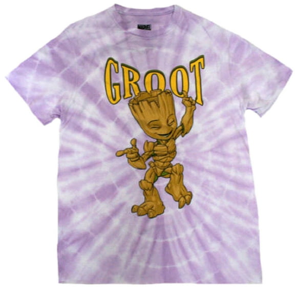 Marvel Dancing Groot Raw Cut Junior Women's T-Shirt (Small)
