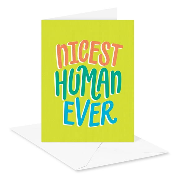 American Greetings All Occasion Blank Cards, Nicest Human (20-Count)