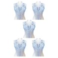 thumbnail image 1 of maskred Sturdy And Durable Lace Applique With 3D Beads And Rhinestones With Materials Are Sturdy And Durable Multiple Colors Light purple B 5Set, 1 of 6