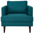 thumbnail image 5 of Modway Agile Upholstered Fabric Armchair in Teal, 5 of 5