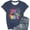 Navy, variant on Shirts for Women 80's Print Short Sleeve Summer Vacation Tees Casual Crew Neck 2026 Fashion Tops