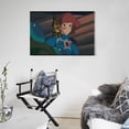 thumbnail image 5 of Anime Poster Nausicaä of The Valley of The Wind Classical Canvas Poster Wall Art Picture Prints Hanging Photo Gift Decor Home Posters Artworks 12x18inch(30x45cm), 5 of 6