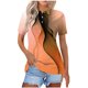 thumbnail image 1 of Blusas para las Mujeres Impresión Casual Manga Corta Turndown Collar Botón Superior, Tops Cortos para las Mujeres, 1 of 5