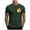A-Army Green, variant on Jinhomg Mens Fashion Tees Casual Comfy Hawaiian Beach Print Vacation Tops Loose Fit Comfy Short Sleeve Crew Neck Summer T-Shirts Women Brown XL