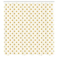 thumbnail image 2 of Ambesonne Polka Dot Shower Curtain, Classic Old Round Forms, 69"Wx75"L, Mustard White, 2 of 4