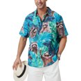 thumbnail image 4 of Puztloy Funky Hawaiian Shirt for Men Palm Beach Shirts Tropical Vacation Shirts, 4 of 9