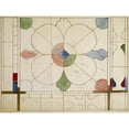 thumbnail image 2 of Prosper Lafaye 18x15 Gold Ornate Wood Frame and Double Matted Museum Art Print Titled - Stained Stained Glass Panel Project, 2 of 4