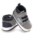 thumbnail image 2 of Infant Baby Boys Girls Canvas Toddler Sneakers Rubber Sole Non-Slip Candy Shoes First Walkers Prewalker Crib Shoes, 2 of 6