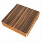 thumbnail image 1 of Tambor de viaje portátil compacto de madera de ébano, tambor de mano plano con correa ajustable, instrumento de percusión., 1 of 5