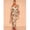 Multicolor-0XL, variant on Multicolor-2 Leopard Print Ruched Wrap Long Sleeve Maxi Dress