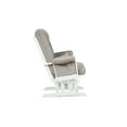 thumbnail image 6 of AFG Alice Glider Chair & Ottoman with Pillow, White Finish with Gray Cushions, 6 of 9