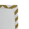 thumbnail image 2 of Ambesonne Modern Fitted Sheet, Thank You Words ZigZag, Queen Size, Charcoal Grey Yellow, 2 of 2