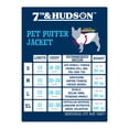 thumbnail image 3 of 7th & Hudson Lined Puffer Vest with High Pile Fleece Shawl Collar for Dogs and Cats, Size S-XL, 3 of 4
