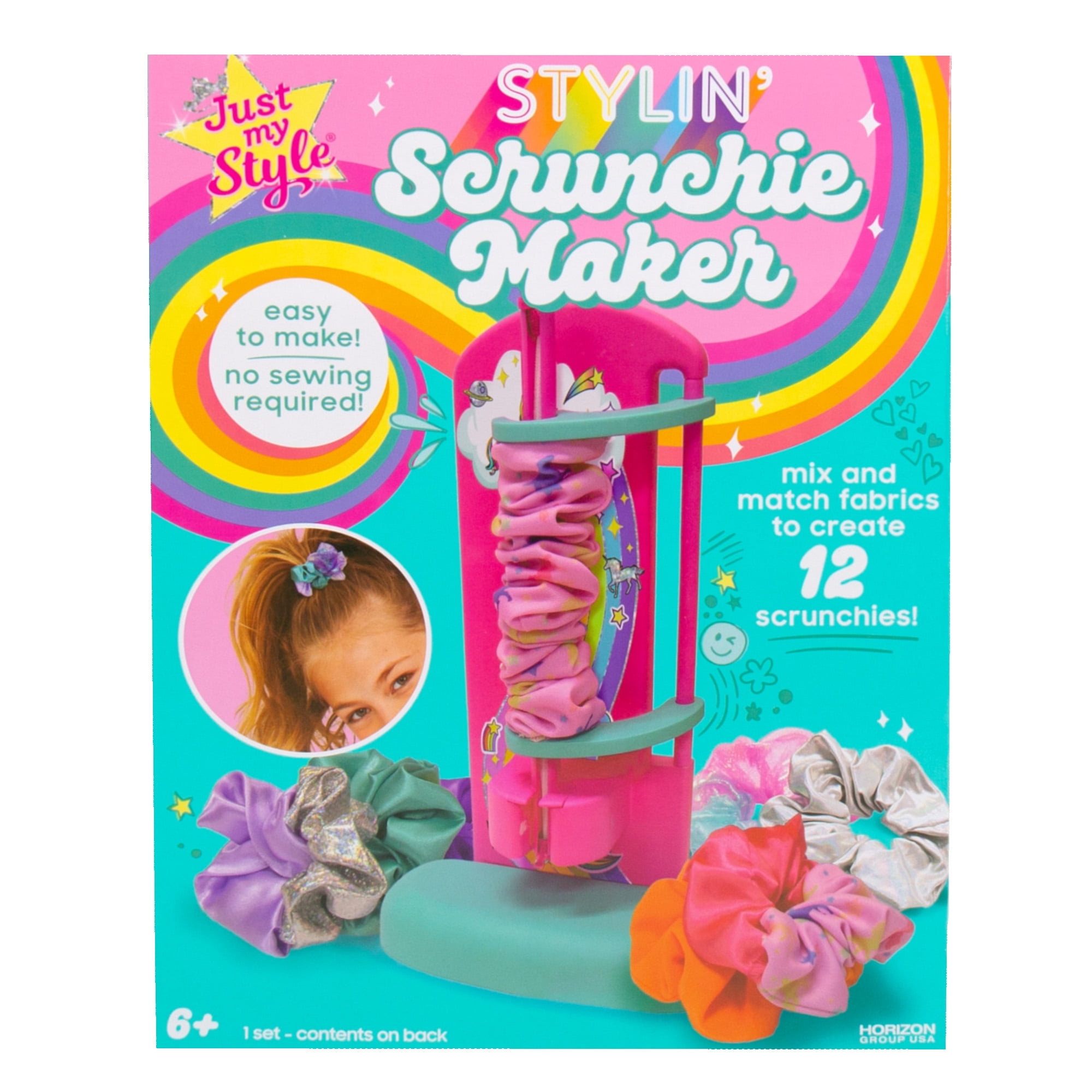 Scrunchie Beginner Sewing Kit - Blossom - Sewing Project Kit for Kids