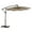 khaki, variant on 10ft Orange - Solar LED for Day and Night - Backyard, Poolside, Lawn and Garden / Continuous Lighting / Enjoy Outdoor Anytime