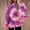 Purple Sweatshirts for Winter, variant on XPMWRP Women's Tie Dye Graphic Oversized Drawstring Sweatshirt Trendy Hoodie Fall Fashion Pullover Loose Fit Long Sleeve Sweatshirt with Pocket Pink S