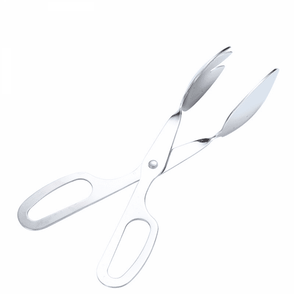 Salad Tongs, Heavy Duty Stainless Steel Tongs, Salad Tongs for Serving, 8 inch Small Serving Tongs, Perfect Kitchen Tongs